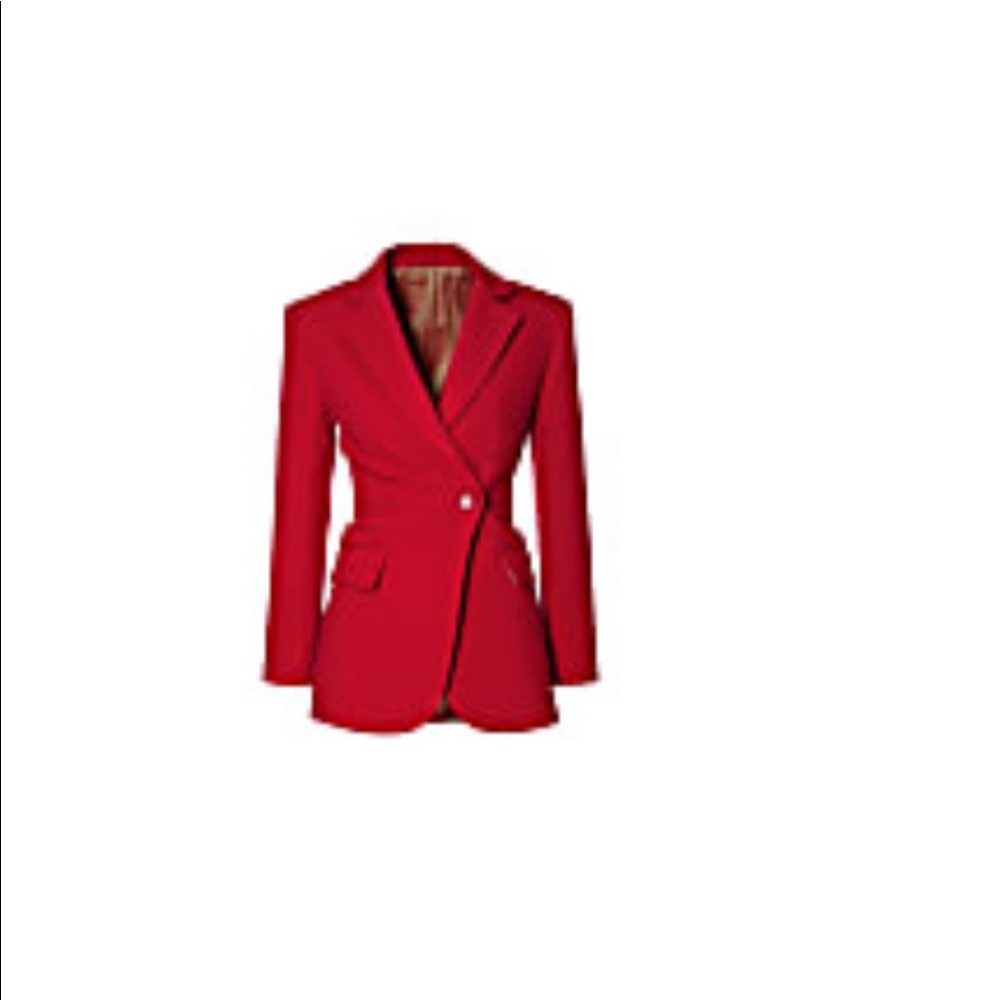 Isabella Lipstick Red Blazer (XS)